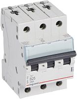 Выключатель автоматический Legrand TX3 6000 3п 25А B 10кА картинка